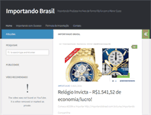 Tablet Screenshot of importandobrasil.com.br